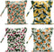 VBCVBGFH 4 Pack Cute Fruit Wet Bag Waterproof Washable Reusable Wet Dry Bag