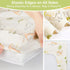 2 Pack 32"x16", Basumee Muslin Changing Pad Cover Waterproof Baby Changing Table Covers for Boys and Girls Soft