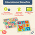 B. toys Puzzle Pals, Magnetic Wooden Puzzles, Alphabet & Number Double-Sided Puzzles, Educational Toys for Kids 3+