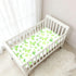 miaozhen 1 Pack 52x28 Cotton Crib Sheets for Baby Boys Girls Ultra Soft Butterfly St Patricks Day Crib Mattress Sheet