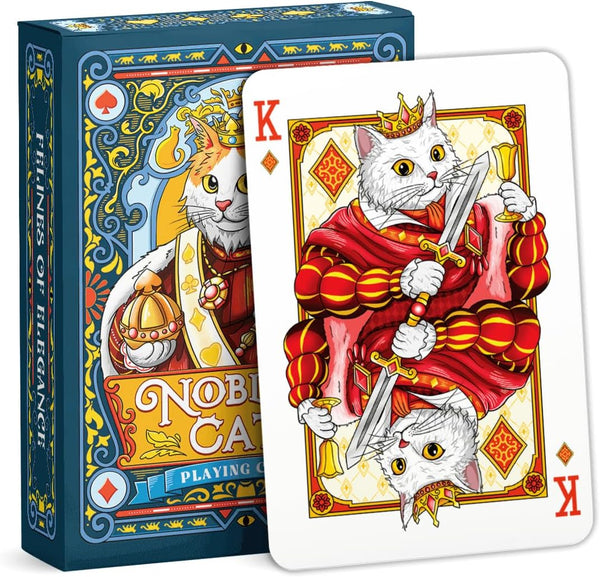 Noblific Cats Playing Cards for Adults, Teens, Friends, Family - Gifts for Animal Lovers