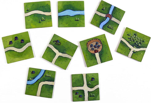 Apostrophe Games Square Board Game Tiles - 84Pcs Large Blank Game Board Pieces for Custom Tiles