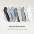 8 Pack Muslin 100% Cotton Baby Bibs, Soft and Absorbent Gender Neutral Set for Feeding and Drooling