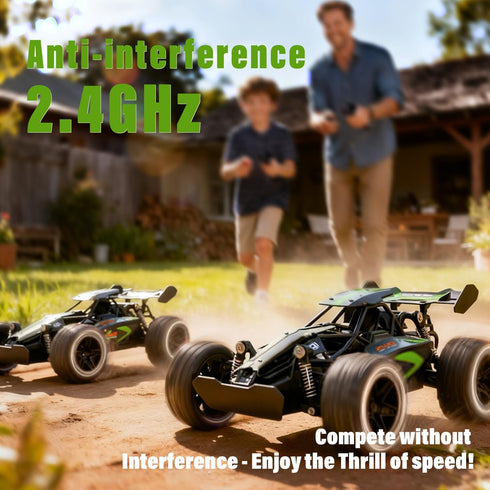 JOGSTEP 1:18 25 40m Remote Control Car, Scale RC Off-Road Car, High-Speed Remote Control Vehicle, Indoor & Outdoor Use