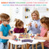 BUZIFU Wooden Montessori Multiplication Board Game: Math Educational Toys Multiplication Table Board Game Montessori