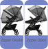 Mosquito Net Universal Stroller Netting, Durable Double Zipper Design for Strollers