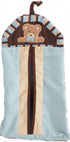 CribMATE Nursery Crib Diaper Stacker for Baby Boy Little Bear Diaper Organizer Hanging