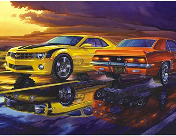 Ingooood 100 Piece Jigsaw Puzzles for Kids - Muscle Car - IG-0510, Game Decompression Plastic Puzzle Toy Gift