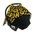 Norchzi 39x27.5 Inches Sunflower Baby Car Seat Canopy Cover Multi Use Nursing Cover for Newborn Car Seat Canopy Mom