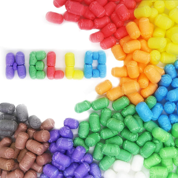Magic Foam Corn Craft Kit for Kids, 500pcs STEM Building Model Toys, Bulk Crafts Supplies Set for Ages 3-12