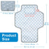 Accmor Portable Diaper Changing Pad, Waterproof Baby Changing Mat, Foldable Travel Diaper Changing Pads for Baby, Baby