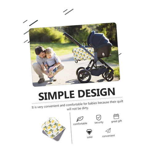 Portable Changing Cushion Diaper Change Pad for Travel Lightweight Reusable Urine Mat for Crib Stroller and Diaper