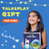 Wishouse Walkie Talkies for Kids - 4 Pack Family Radio Long Range, Outdoor Fun Toys for 4-8 Year Olds (No Battery