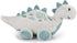 TCBunny 15" Baby Dinosaur Bedtime Stuffed Animal Plush Toy, Stephan the Stegosaurus in Grey