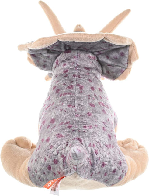 Wild Republic Triceratops Plush, Dinosaur Stuffed Animal, Cuddlekins 12", Multicolor