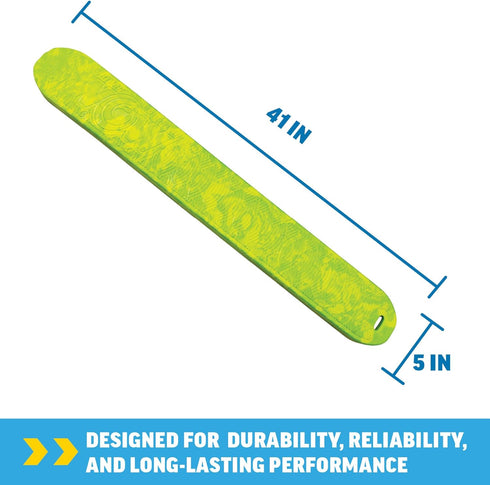Wow Sports Vacation Mode Molded Foam Pool Noodle - Green - for Pools & Lakes - Float Aid for Kids & Adults