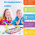 24 1-4 Toddler Piano Toy Keyboard, Keys Toy Piano for Baby, Multifunctional Baby Pianos Girl Toys Kids Keyboard