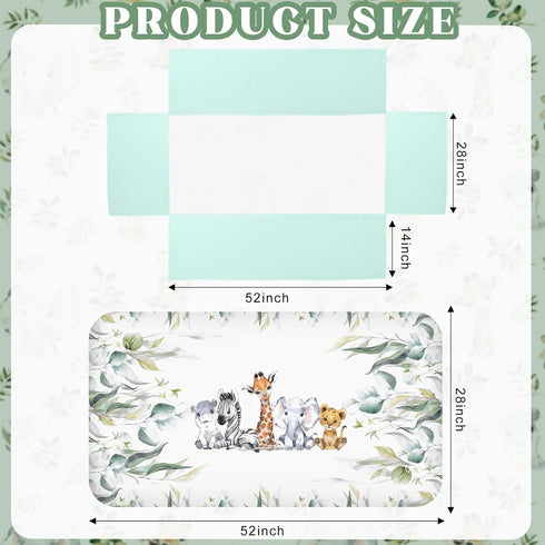 Hahafelt 3 Set Set Pcs Baby Crib Bedding Safari Animals Dinosaurs Bear Woodland Animals Jungle Crib Includes Quilt