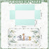Hahafelt 3 Set Set Pcs Baby Crib Bedding Safari Animals Dinosaurs Bear Woodland Animals Jungle Crib Includes Quilt