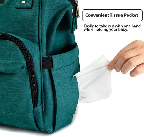 Backpack Backpack KiddyCare Diaper | Travel for Mom with Baby Diaper Bags and Changing Station Multipurpose Waterproof