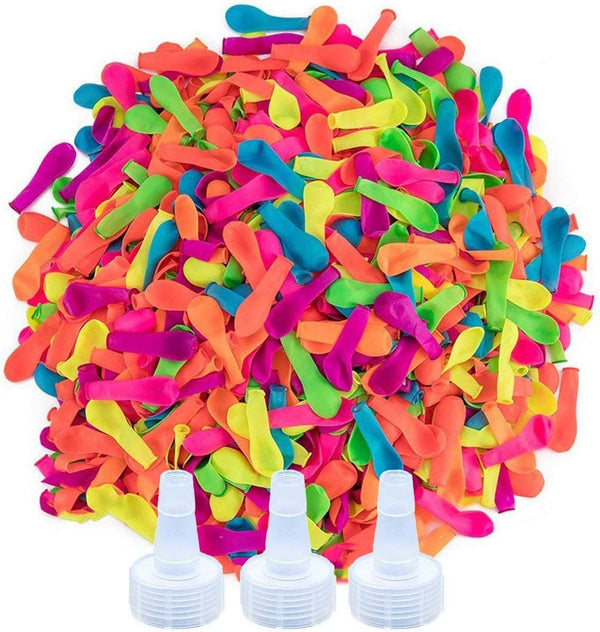1700 Pack Water Balloons with Refill Hose Nozzle, Eco-Friendly Latex Balloons for Outdoor Water Games