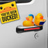 Pack 100 Kangaroo Mini Rubber Ducks Bulk of Floating Baby Bath Toys for Kids - Classroom Rewards - Pool Party