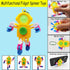 DUOBAOJIA 8 Pack Pop Fidget Spinner, Keychain Fidget Toys, Wacky Tracks Fidget Toys, Deformable Fidget Spinners Robot