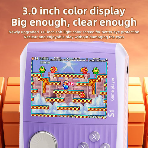 Portable Handheld Retro Mini Video Games Console with 666 Classical Games, 3.0" Color Screen