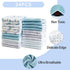 24Pack 9x9 Viviland Baby Washcloths, Baby Wash Cloths for Newborn, Baby Towels and Infant Bath Face Washcloths for Boys