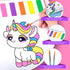 Sets 2 3-5 4-8, Fenmay Paint with Water Coloring Books for Kids, Mess Free Watercolor Paint with Premium Brushes, Arts