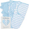 Comfy Cubs Easy Swaddle Blanket, 3 Pack - 100% Cotton Newborn Wrap,