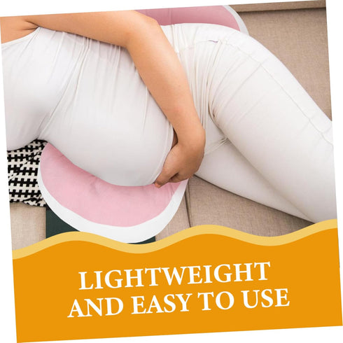 KOMBIUDA Maternity Pregnancy Pillow for Women u Shaped Belly Support Cushion for Side Sleeping Lightweight and Portable