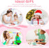 17.6in Mommy 3 Pink Dinosaur Toys for Girls, Dinosaur Stuffed Animal with Baby Dino Plush(Triceratops, Stegosaurus