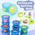 26 245 Joyreal Alphabet Learning Toys for Toddlers - Alphabet Soup Sorters with Flash Cards for Early Letter Awareness