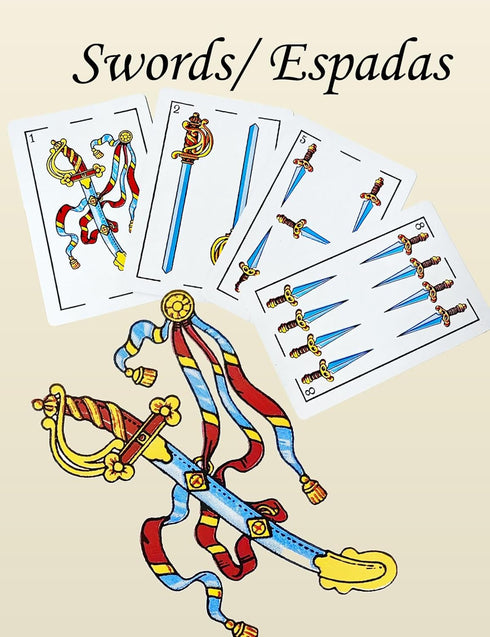 LEQBO 48 (1-12 4 2 Spanish Playing Cards, Baraja Espaola - Card Deck Mexicana Naipes in Suits + Jokers), Traditional