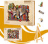 Wooden Puzzles for Adults - Snoozing Cat Wooden Jigsaw Puzzles, Unique Animal Shape Gift for Cat Lovers