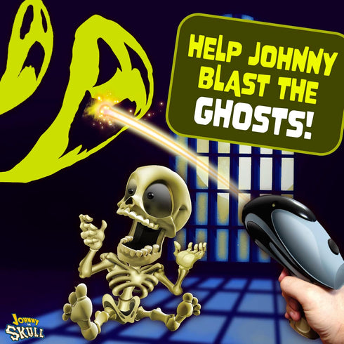 Fotorama Johnny The Skull - Exciting Indoor Ghost Blasting Game for Kids