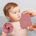 6 Pack, 100% 12x12 inches Looxii Muslin Baby Washcloths Cotton Baby Wash Cloths for Baby Face Body, Large Soft