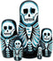 Lorveelo Skull Nesting Dolls - Cute Animal Matryoshka Doll Handmade Wooden Dolls for