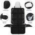 Car Seat Protector Covers for Child Carseat, Waterproof Non-Slip 600D Fabric with Storage Pockets, Large Size (Black)