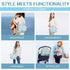 Mozzilog Backpack 4 1 Mommy Small Diaper Bag Crossbody, Convertible Mini Diapers in w/ Shoulder for Stroller, Travel