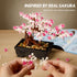 LOMBEE Sets,Le-go Sets Adults,3 1 Cherry Blossom Tree Building Bonsai Tree for in Botanical Collection DIY Plant,Gift