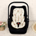 2 Infant Car Seat Insert with Strap Pads, Super Soft Carseat Head and Body Support for Baby Boys and Girls, Reversible