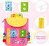 Busy Board - Toddler Backpack with Buckles and Learning Activity Toys for Fine Motor Skills and Basic Life Skills