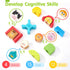 1-3 24 1 2 3 hahaland Montessori Wooden Brain Building Block for Toddler Stacking Toy Day & Night Puzzle Game