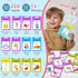 Spanish & English Talking Flash Cards for Toddler 2-6 Years Old, Learning Montessori Toys with 224 Sight Words