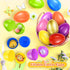 2.3 60 1 SpringFlower Unfilled Easter Eggs, pcs Colorful Egg Plus Golden Egg, Empty Plastic Eggs Fillable with Candy