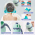 FUNUPUP Baby Shower Cap with Bath Rinse Cup, Adjustable Toddler Hair Washing Shield Hat (Dinosaur Blue)