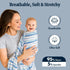 Swaddle Blankets for Newborns Soft, Breathable & Stretchy Baby Swaddle Blanket for Boys, Neutral Receiving Blankets