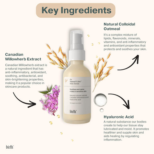 Baby Eczema Serum for Newborns, Steroid-Free, Safe for Rashes and Redness - Made in Canada, 20z | 59 ml